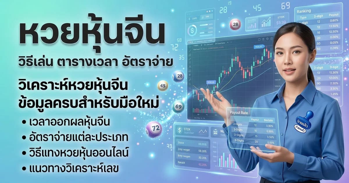 หวยหุ้นจีน วิธีเล่น ตารางเวลา อัตราจ่าย 2569